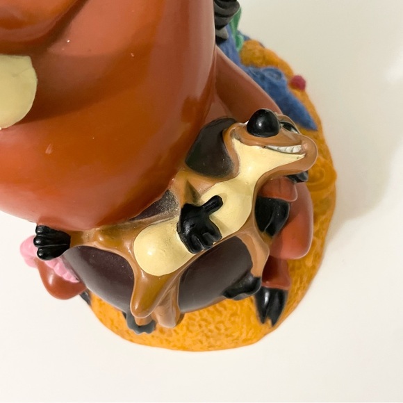 Vintage Disney The Lion King Timon & Pumba Plastic Coin Bank - Picture 16 of 16